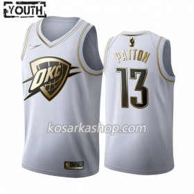 Dres Oklahoma City Thunder Justin Patton 13 Nike 2019-20 Bijela Golden Edition Swingman - Dječji